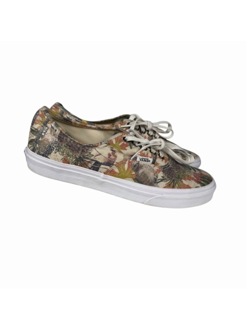 Vans Off The Wall Floral Tropical Print Casual Shoes Womens 10 - Mens 8.5